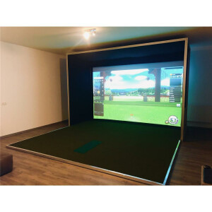 GSK ELITE SUPER SIZE Golf Simulator Enclosure Box 500 x 322  x 150 cm ALU Frame