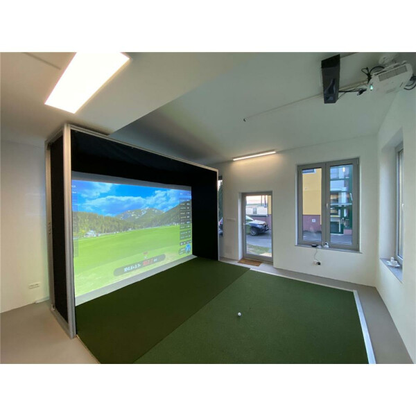 GSK ELITE SMALL SIZE Golf Simulator Enclosure Box 350 x 265  x 150 cm ALU Frame