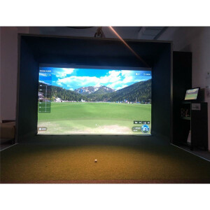 GSK ELITE HOME SIZE Golf Simulator Enclosure Box 300 x...